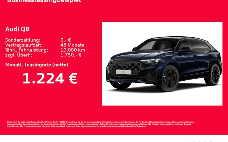 Audi Q8 TFSI E 360 KW Quattro Tiptronic 5dr Kauf