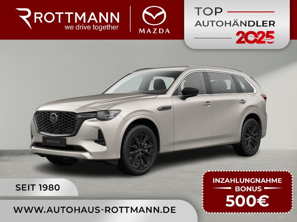 Mazda CX-80 D254ps Aut. AWD Homura 6sitz Leder-Braun Leasing