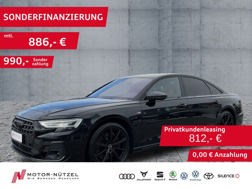 Audi A8 60 TFSI e QU S-LINE MATRIX+AIR+HuD+B&O+AHK Leasing