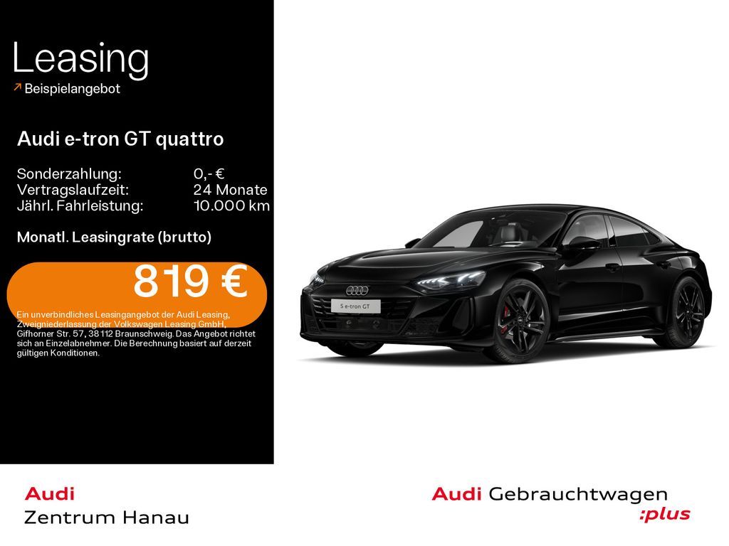 Audi e-tron GT S quattro*NAVI-PLUS*LASER*HUD*PANO*B&O Leasing