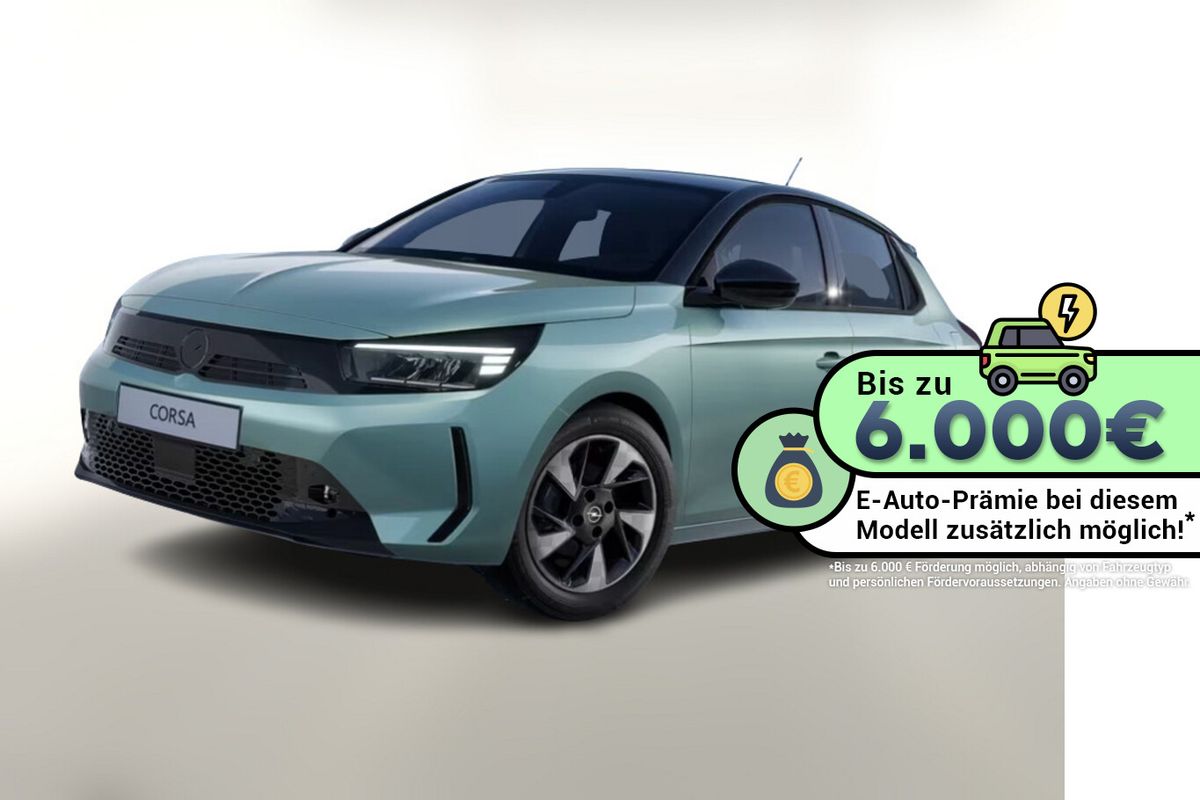 Opel Corsa e YES FÖRDERF Wärmepumpe WinterP Klimaaut Leasing privat Leasing