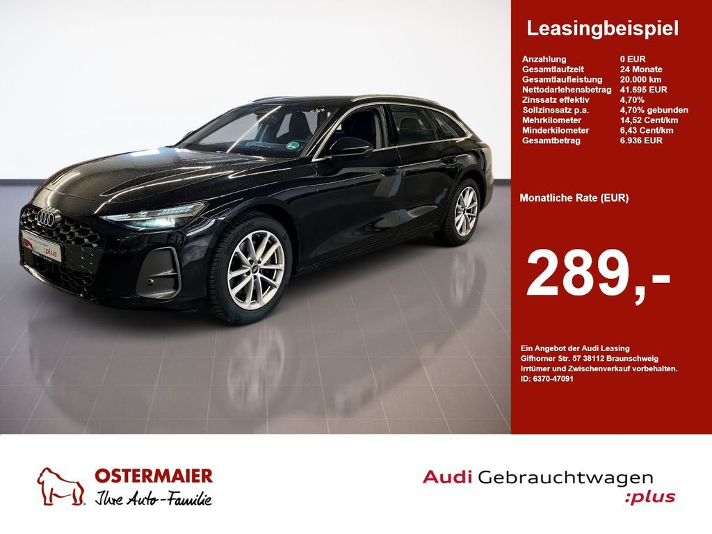 Audi A6 Avant TFSI 204PS S-TRONIC AHK.LED.B-DISPLAY.V Leasing