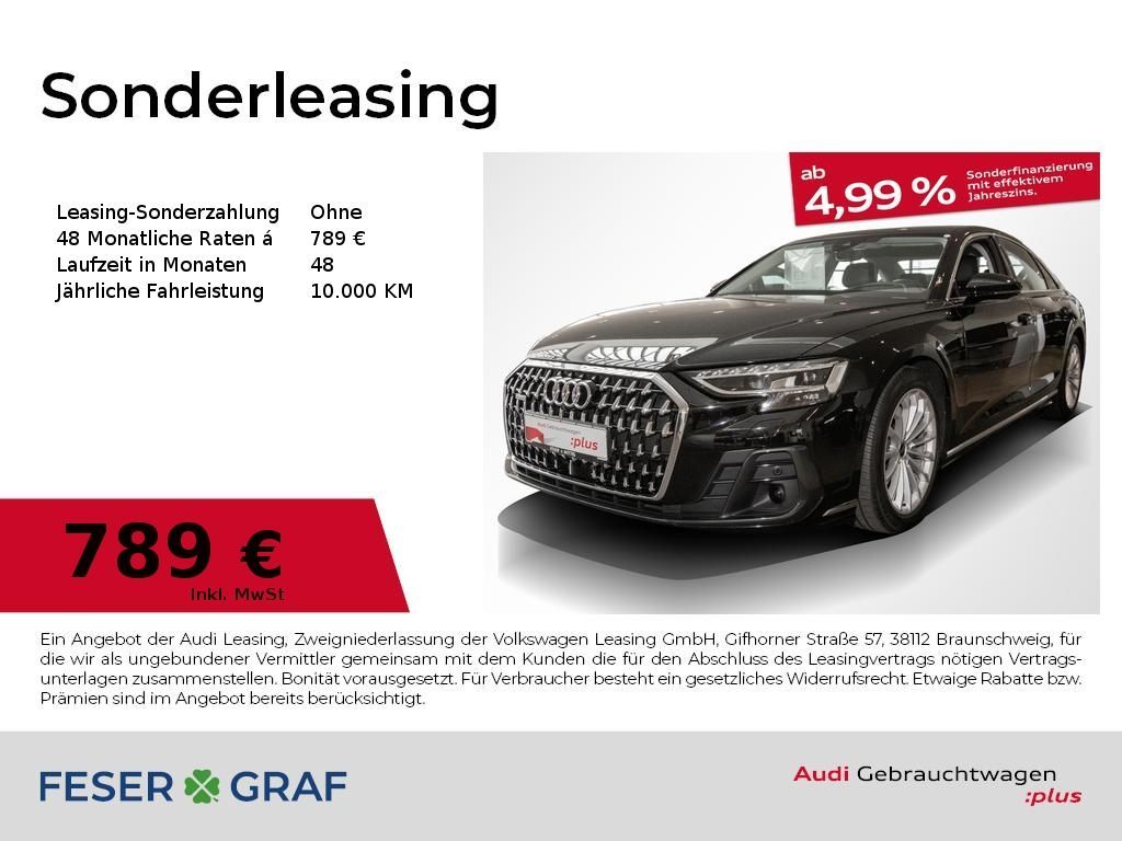 Audi A8 50 TDI qu.,Matrix,Leder,Pano,Allradlenkung Leasing