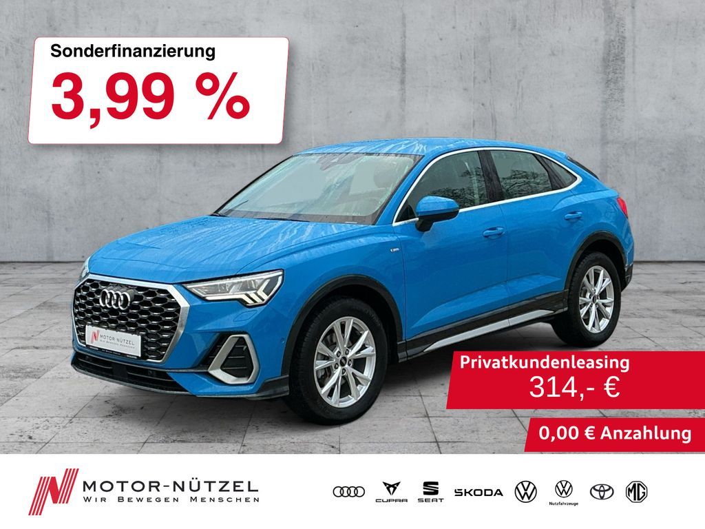 Audi Q3 Sportback 35 TFSI S-TR S-LINE 5JG+MATRIX+AHK Leasing