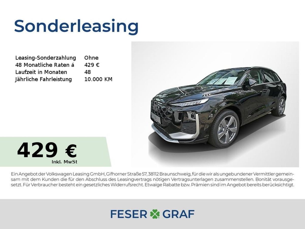 Audi Q3 TFSI S line Ext. AHK LED Sportsitz Tech plus Leasing