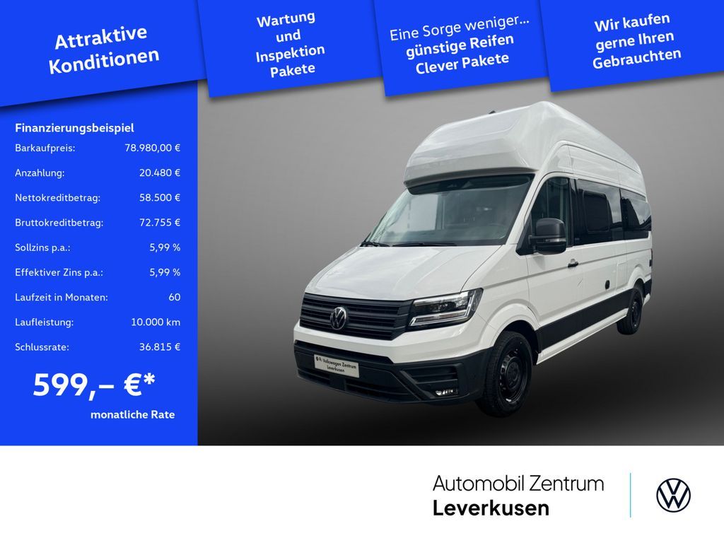 Volkswagen Crafter Grand California 600 NAVI LED VIRT KAM Leasing
