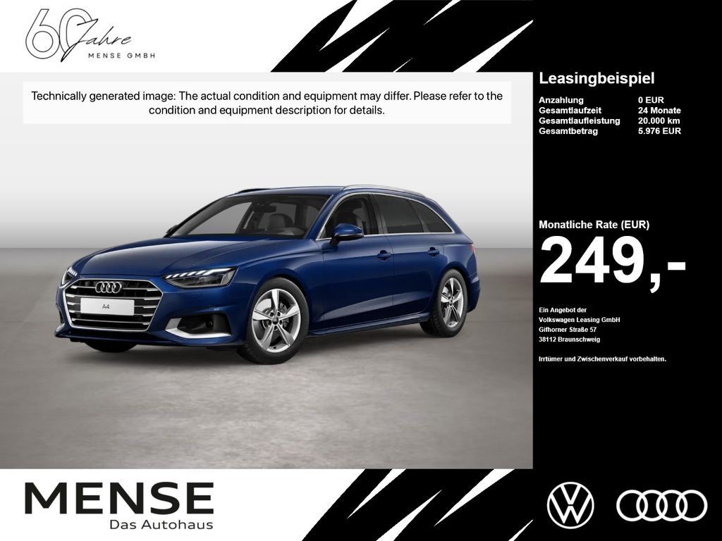 Audi A4 Avant 35 TDI S tronic advanced HUD Standhzg Leasing