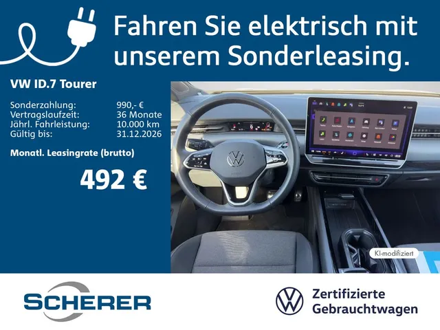Volkswagen ID.7 Tourer Pro 82kWh SOH 100% WÄPU IQ.LIGHT NAV
