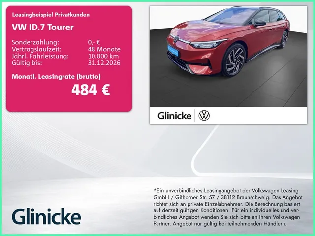 Volkswagen ID.7 Tourer Pro 210 kW Black-Style AHK Wärmep.