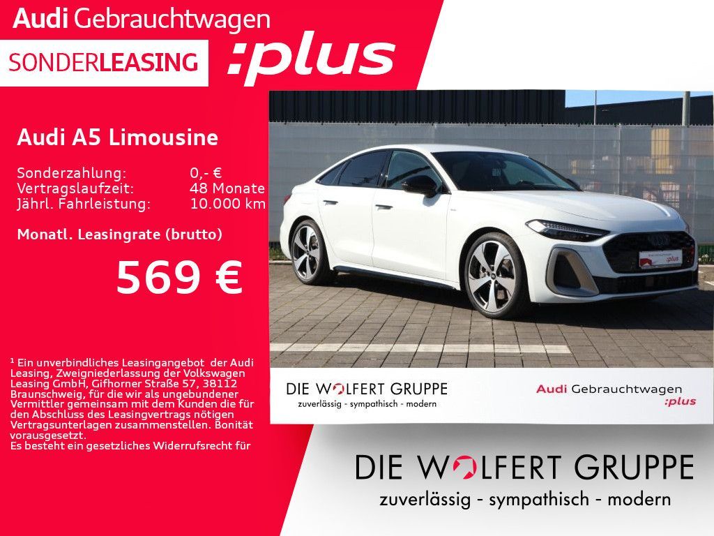 Audi A5 Limousine edition one e-hybrid quattro 220 kW Leasing