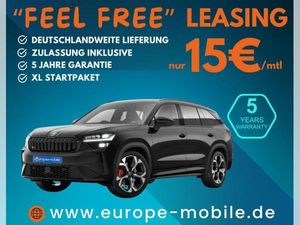 Skoda Kodiaq RS 2.0 TSI 195kW DSG 4x4 2026 (UVP 68.576€/KW7/26) MATRIX/PANO/AHK/SUITE/5J.GARAN./UVM. Leasing
