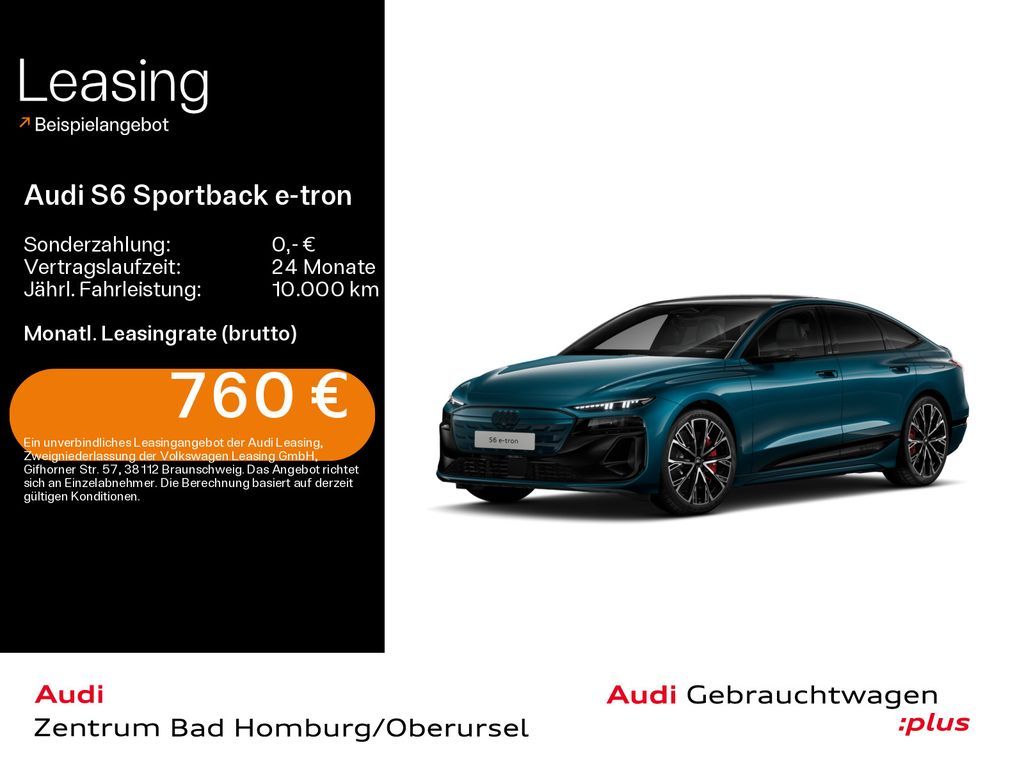 Audi S6 Sportback e-tron edition one blue quattro*Nav Leasing