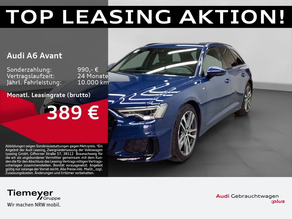 Audi A6 Avant 50 TFSIe Q 2x S LINE MATRIX HuD360° MEM Leasing