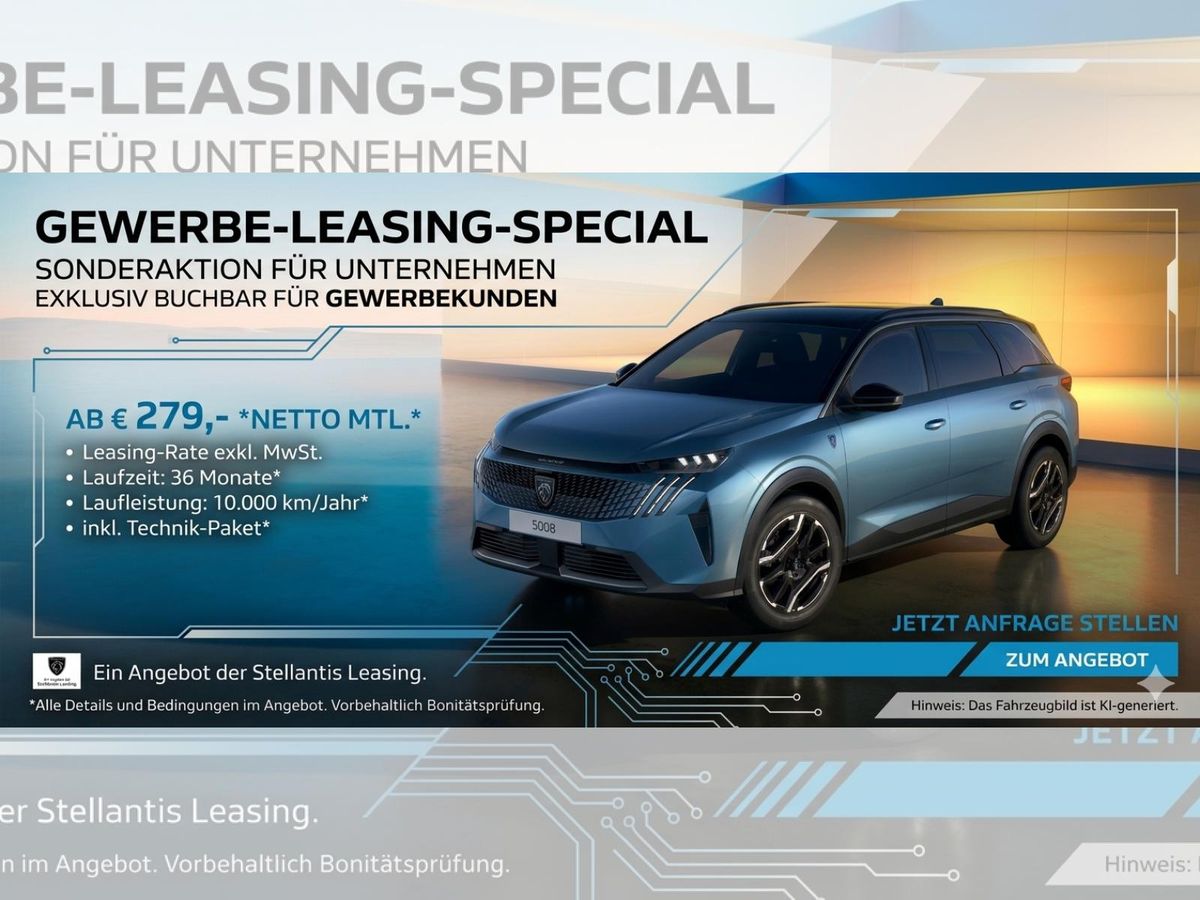 Peugeot 5008 Plug-In Hybr 225 e-DSC7 GT SOFORT!!! Leasing