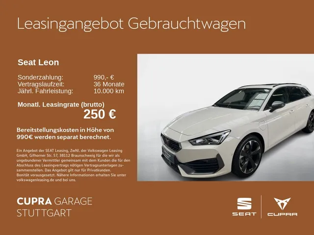 Seat Leon Sportstourer 1.4 e-HYBRID 110kW