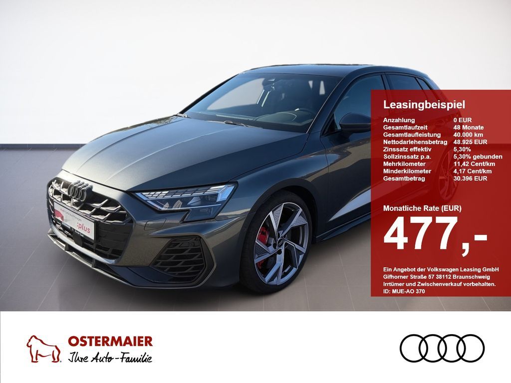Audi S3 Sportback 2.0TFSI 333PS quattro S tronic 5J-G Leasing
