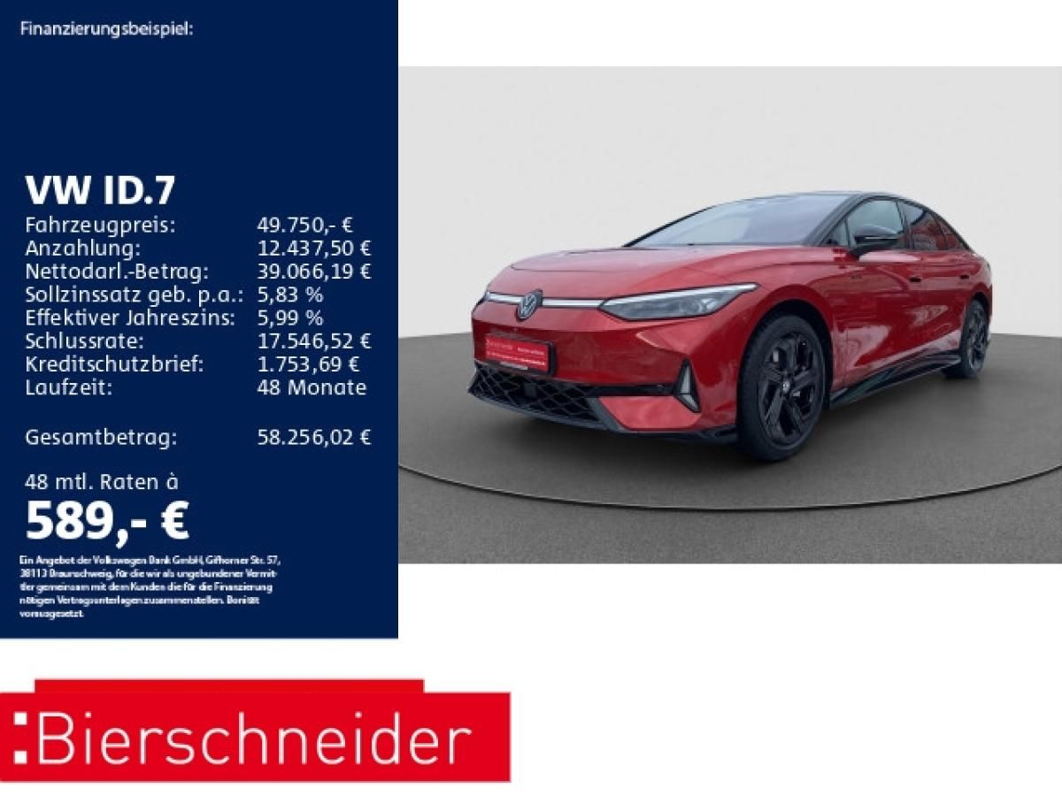 Volkswagen ID.7 GTX 4Mo AHK DCC HuD H K 360 Leasing