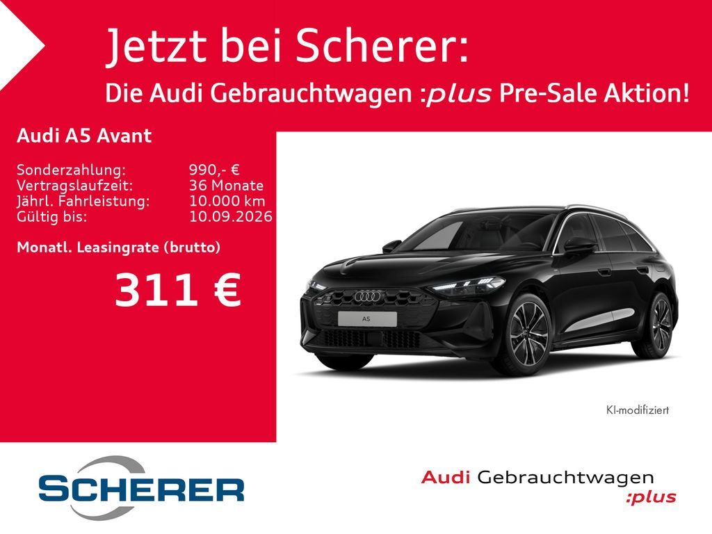 Audi A5 Avant e-hybrid quattro S tronic MATRIX LED Sp Leasing