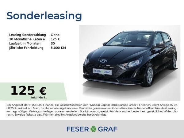 Hyundai i20 SELECT & FUNKTIONSPAKET NAVI KLIMA KAMERA Leasing