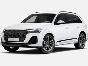 Audi Q7 S line 45 TDI quattro, 21 Zoll, AHK, Optikpaket Schwarz, Matrix, Head-Up, 8-Fach bereift Leasing