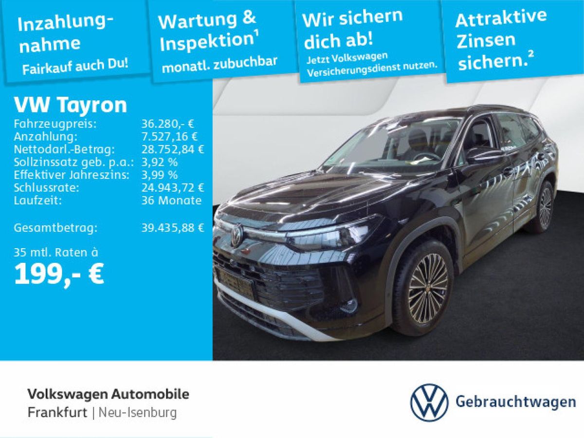 Volkswagen Tayron 1.5 eTSI DSG Life 7Sitze Navi IQ.Light ACC DAB+ FrontAssist Leasing
