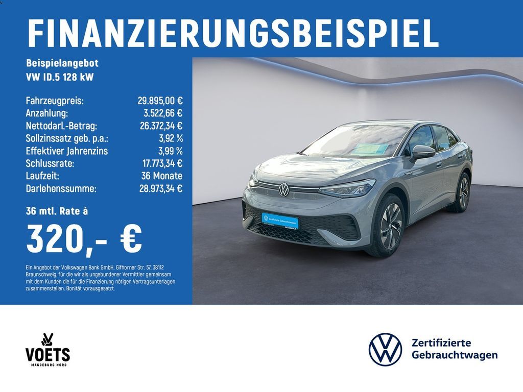 Volkswagen ID.5 128 kW Pro LED+NAVI+ACC+KAM+SHZ Leasing