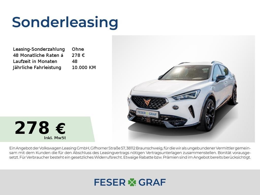Cupra Formentor VZ 2.0 TSI DSG NAVI/RFK/LED/PDC/CLIMA Leasing