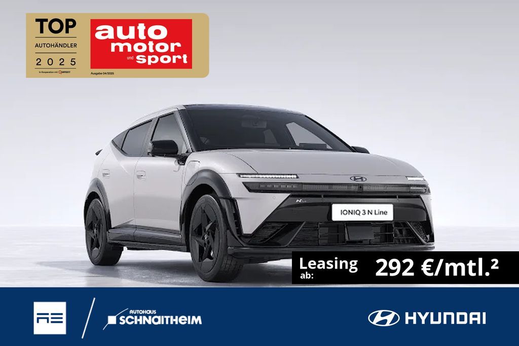 Hyundai IONIQ 3 N Line Evo 61 kWh 135PS Technik-P, Pano Leasing