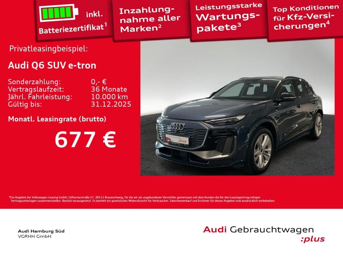Audi Q6 e-tron performance S LINE/B&O/PANO/HUD/LED+ Leasing