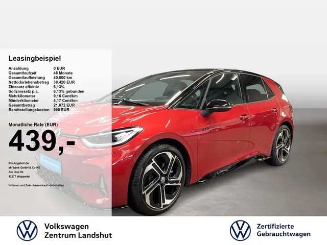 Volkswagen ID.3 GTX electric Automatik 2xKlima ACC AUT HUD