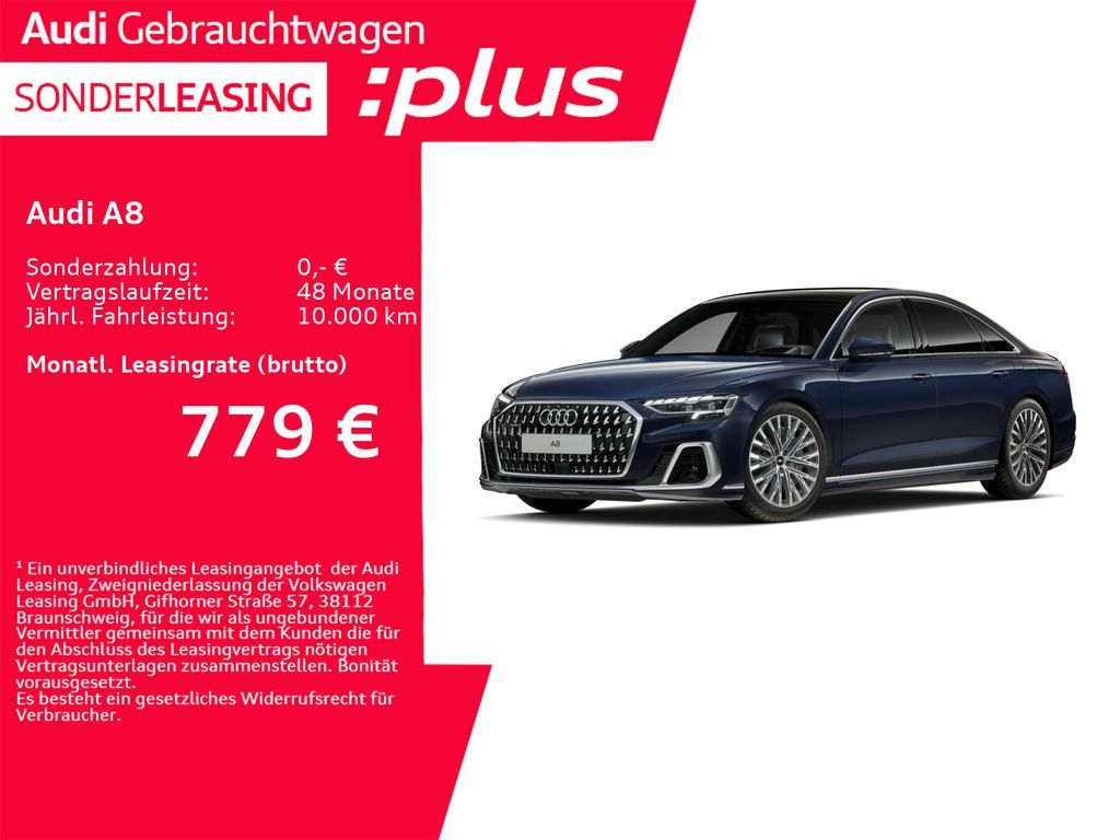 Audi A8 60 TFSI e quattro SITZBELÜFTUNG*HUD*PANO*360° Leasing