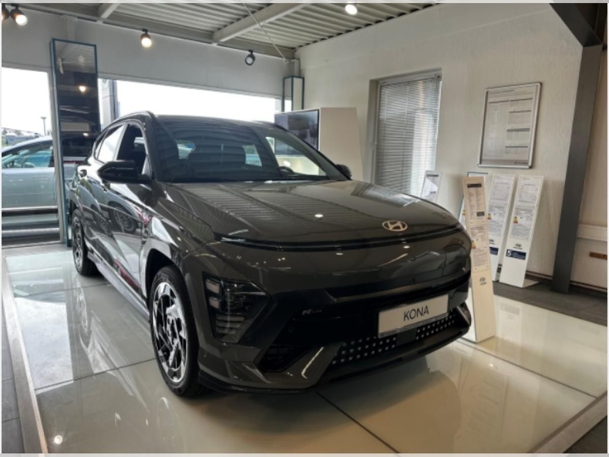 Hyundai KONA 65 kWh N-Line X Leder LED Navi Alcantara Leasing