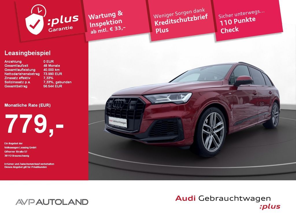 Audi Q7 55 TFSI quattro tiptr. S line 7-SITZER | AHK Leasing