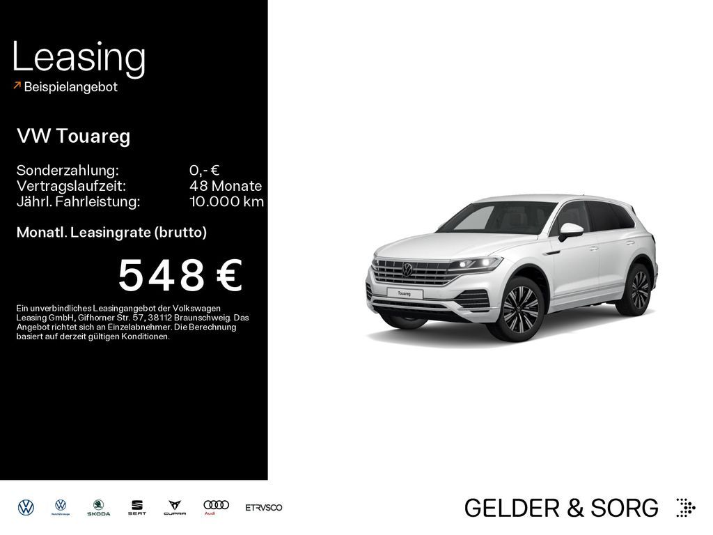 Volkswagen Touareg Elegance 3.0 TDI 4M*Leder*Stand*AHK*360° Leasing