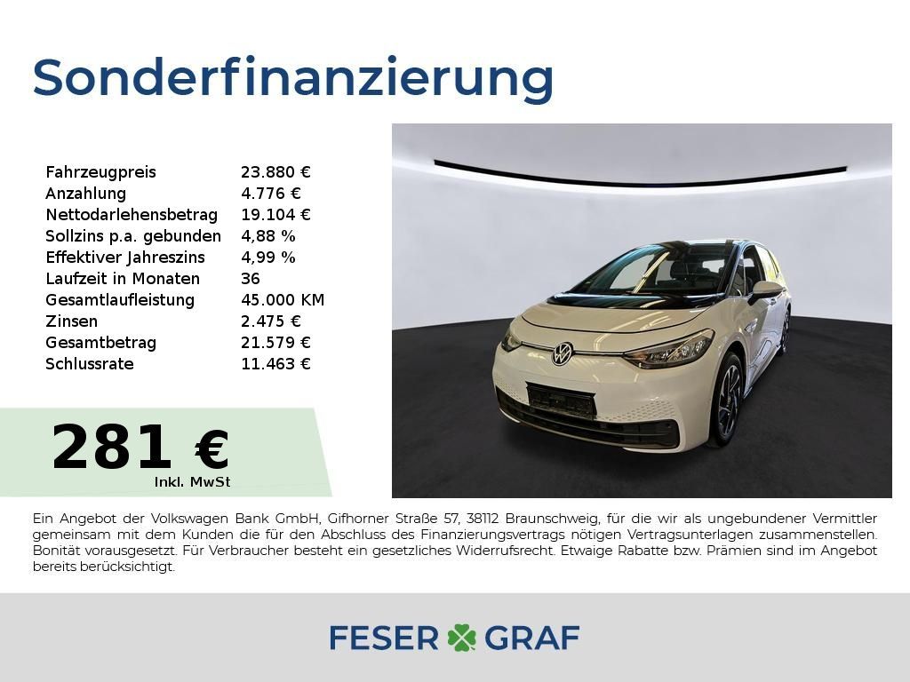 Volkswagen ID.3 Pro ACC Alu 18