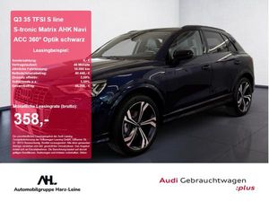 Audi Q3 35 TFSI S line S-tronic Matrix AHK Navi ACC 360° Optik schwarz plus
