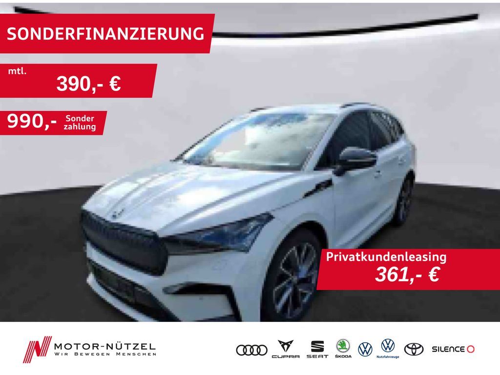 Skoda Enyaq iV 80 SPORTLINE MATRIX+NAVI+DCC+WäRMEPUMPE Leasing
