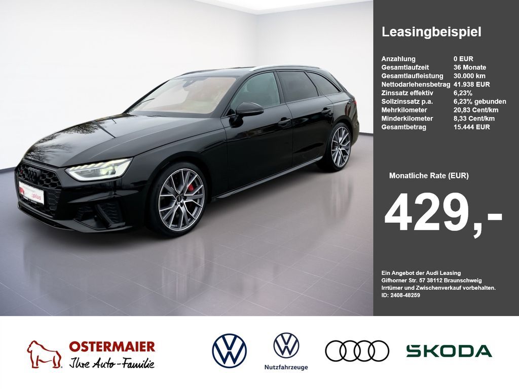 Audi S4 Avant 3.0TDI 341PS QUATTRO PANO.B&O.MATRIX.AH Leasing