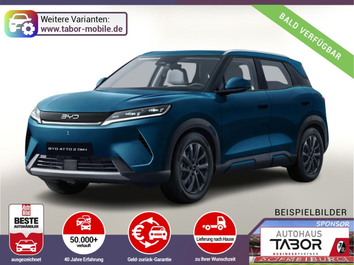 BYD ATTO 2 Atto 2 DM-i Boost 90kmReichw Pano 360Kam Nav LED Leasing