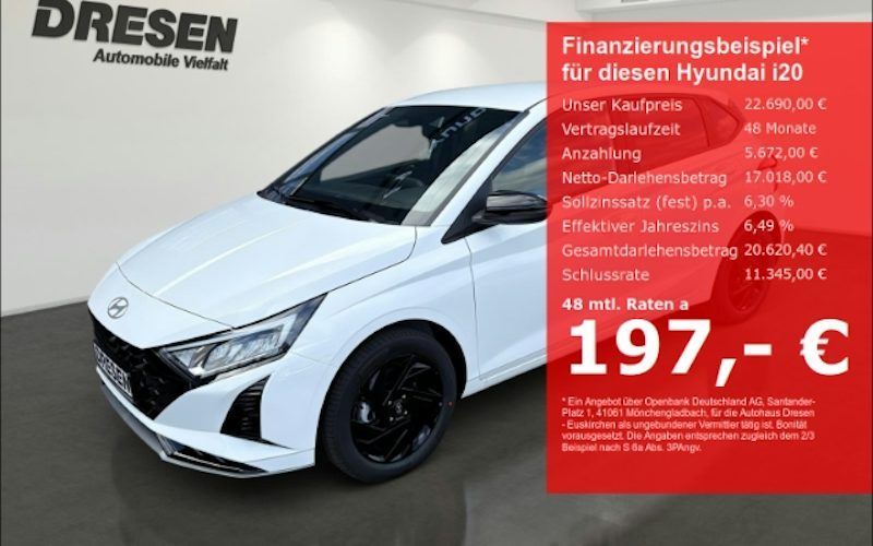 Hyundai I20 1.0 T-GDI Blackline 5dr Auto kaufen