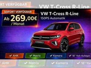 Volkswagen T-Cross 150PS DSG R-Line AHK | Matrix | Kamera