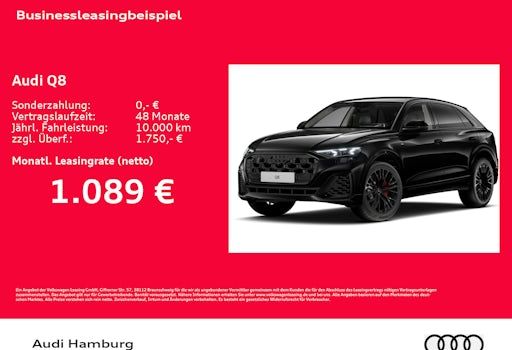 Audi Q8 TFSI E 290 KW Quattro Tiptronic 5dr Kauf