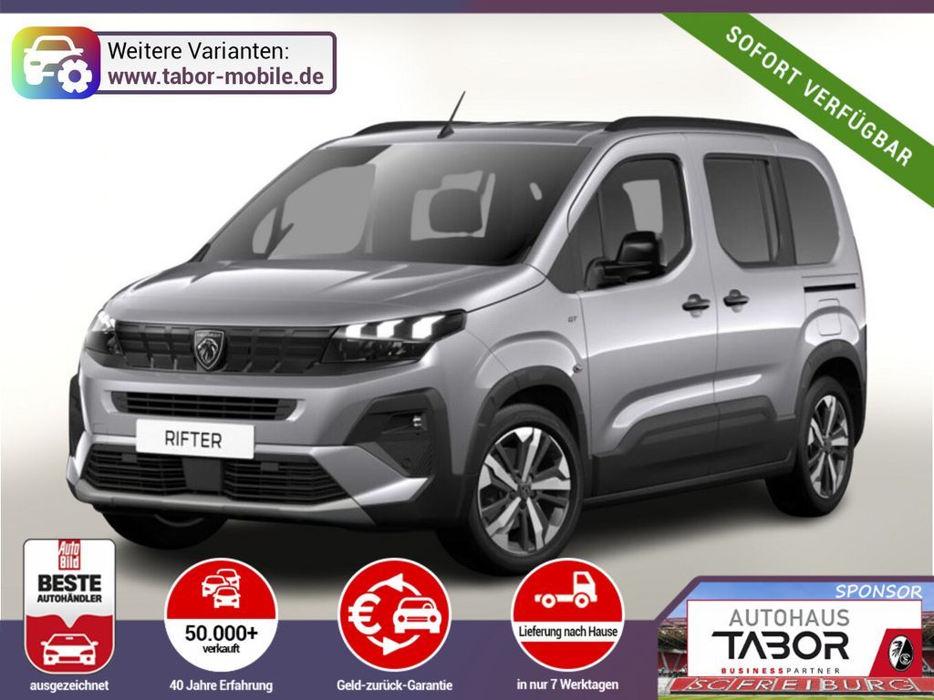 Peugeot Rifter M1 GT SHZ ACC Nav Keyl Kam PDC TotW GripC Leasing