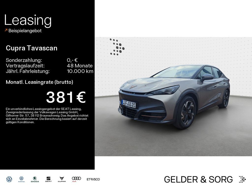 Cupra Tavascan Endurance 210 kW *GJR*SHZ*LED*ACC*RFK* Leasing