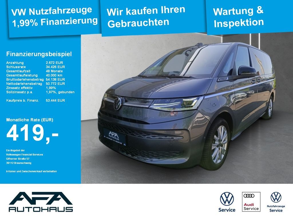 Volkswagen T7 Multivan 2.0 TDI STYLE lang DSG AHK*ACC*RFK Leasing