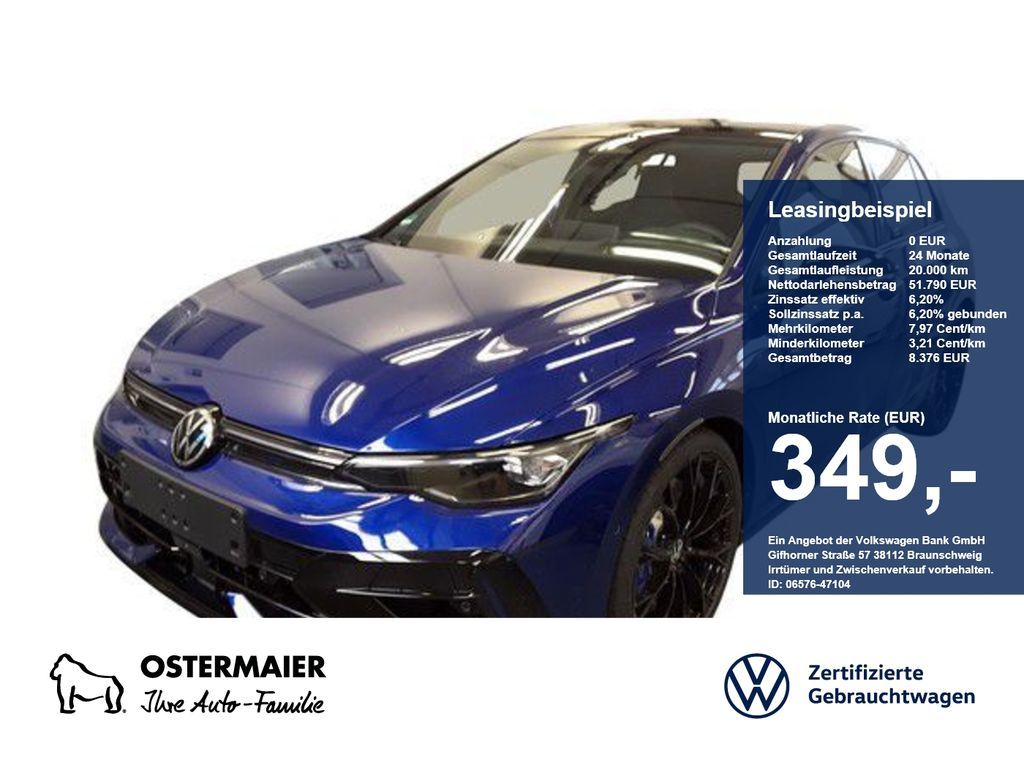 Volkswagen Golf VIII R BLACK 333PS DSG 4M NP.79T.AKRAPOVIC. Leasing