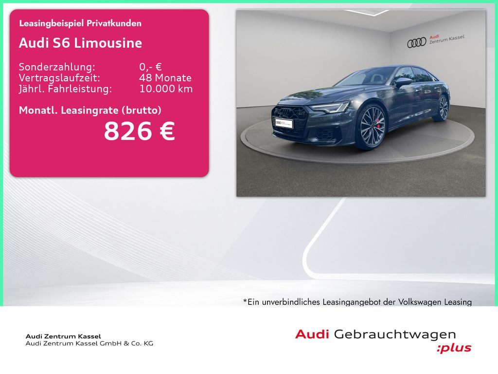 Audi S6 Limousine 3.0 TDI qu. Matrix Kamera Alcantara Leasing