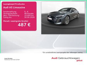 Audi A5 Limousine 2.0 TFSI S line AHK Pano LED LM 20"