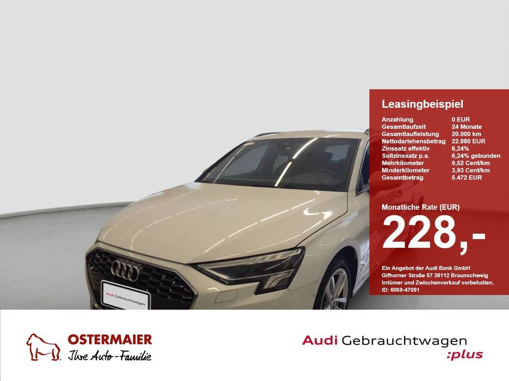 Audi A3 Sportback ADVANCED 30 TDI LED.ACC.NAVI.VIRTUA Leasing