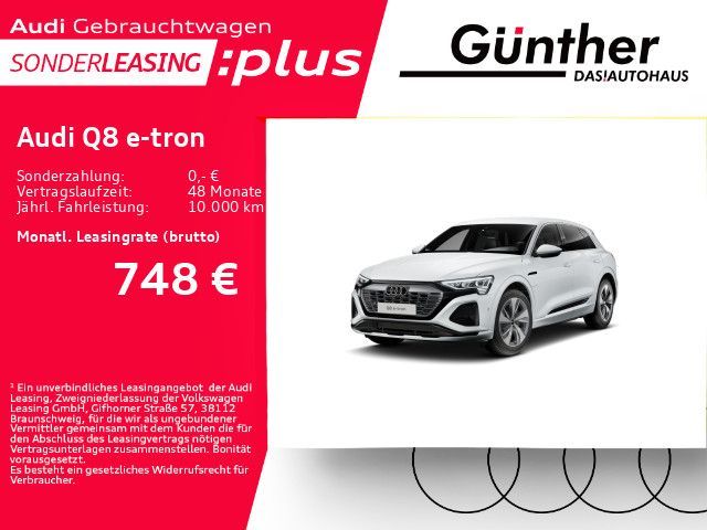 Audi Q8 e-tron 50 QUATTRO S LINE+MATRIX+WINTER+KAMERA Leasing